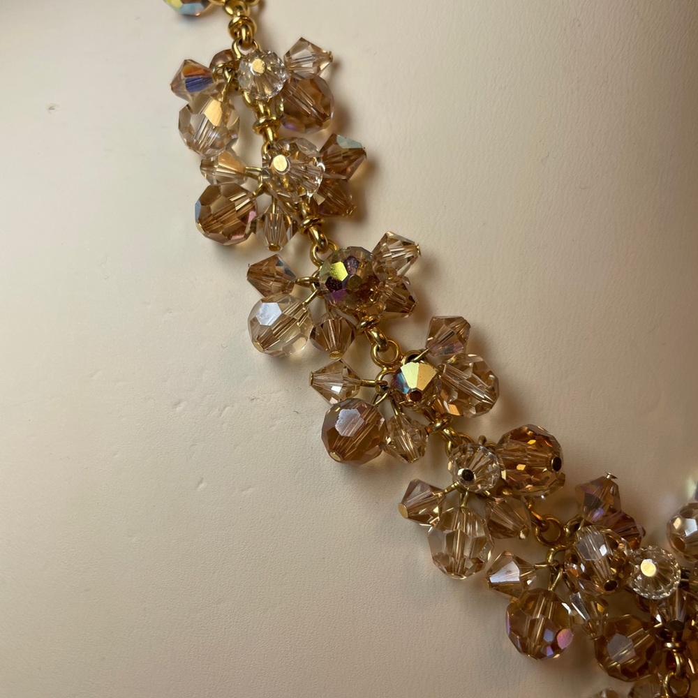 Crystal Statement Drop Necklace - image 3